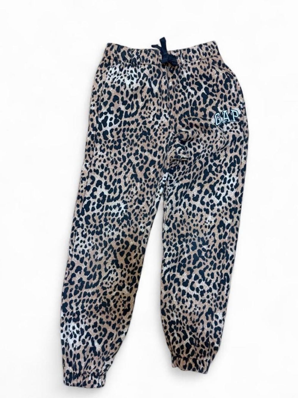 GAP Kids Leopard-Print Joggers - Brown & Black